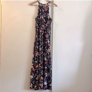 Old Navy High Neck Waist Defined Maxi Dress Size S